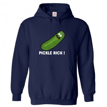 Pickle Rick Classic Unisex Kids and Adults Pullover Hooded Sweatshirt For Animated Movie Fans									 									 									